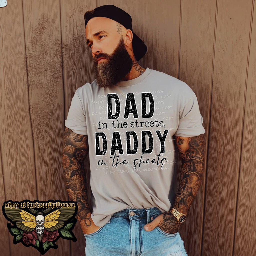 Daddy in the sheets