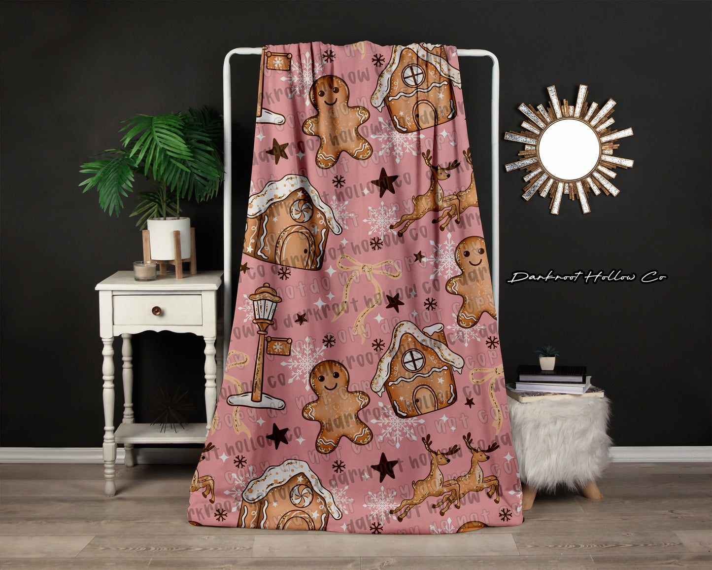North Pole Pink Blanket