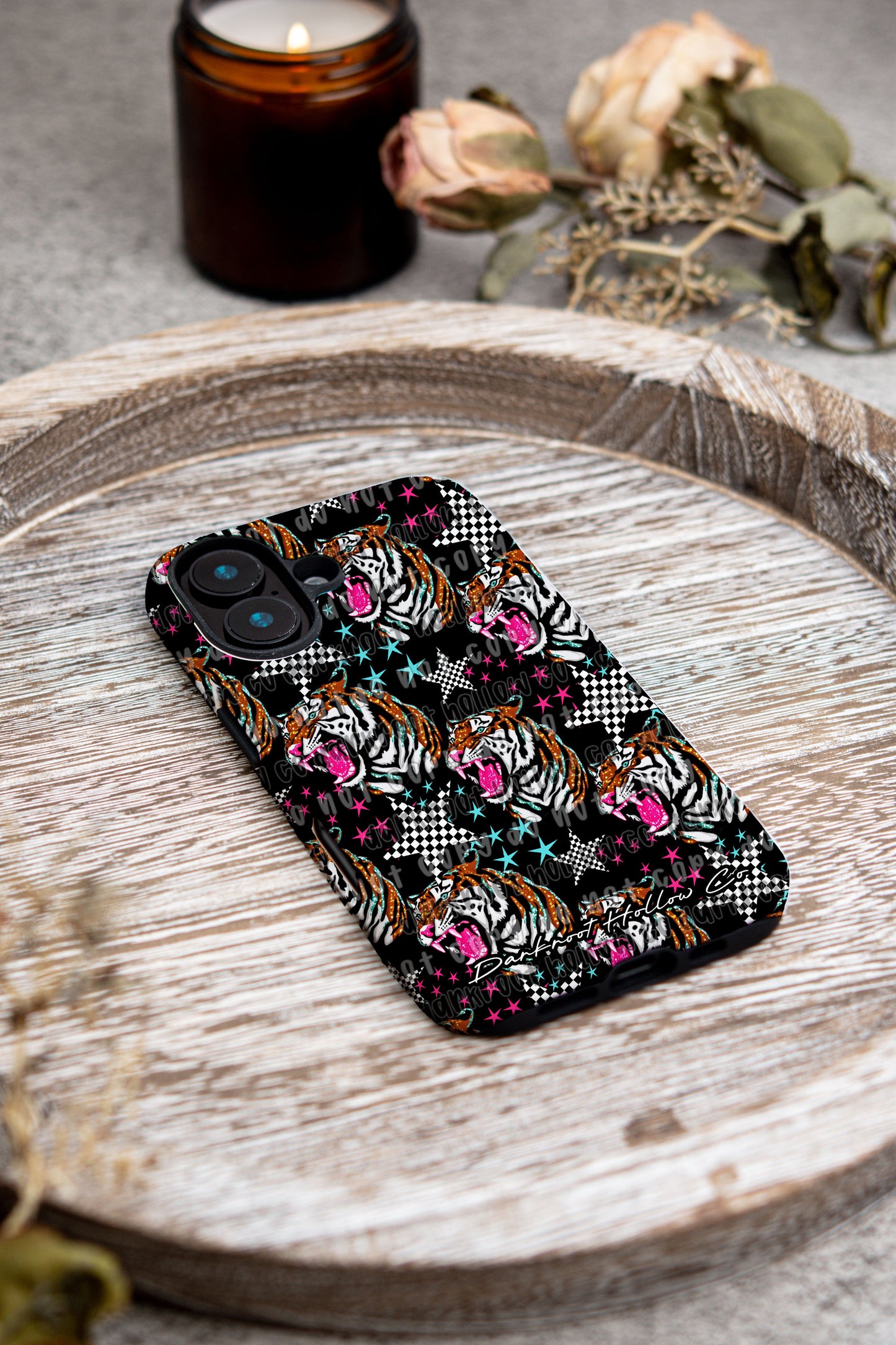 Star Tiger Chex iPhone Case