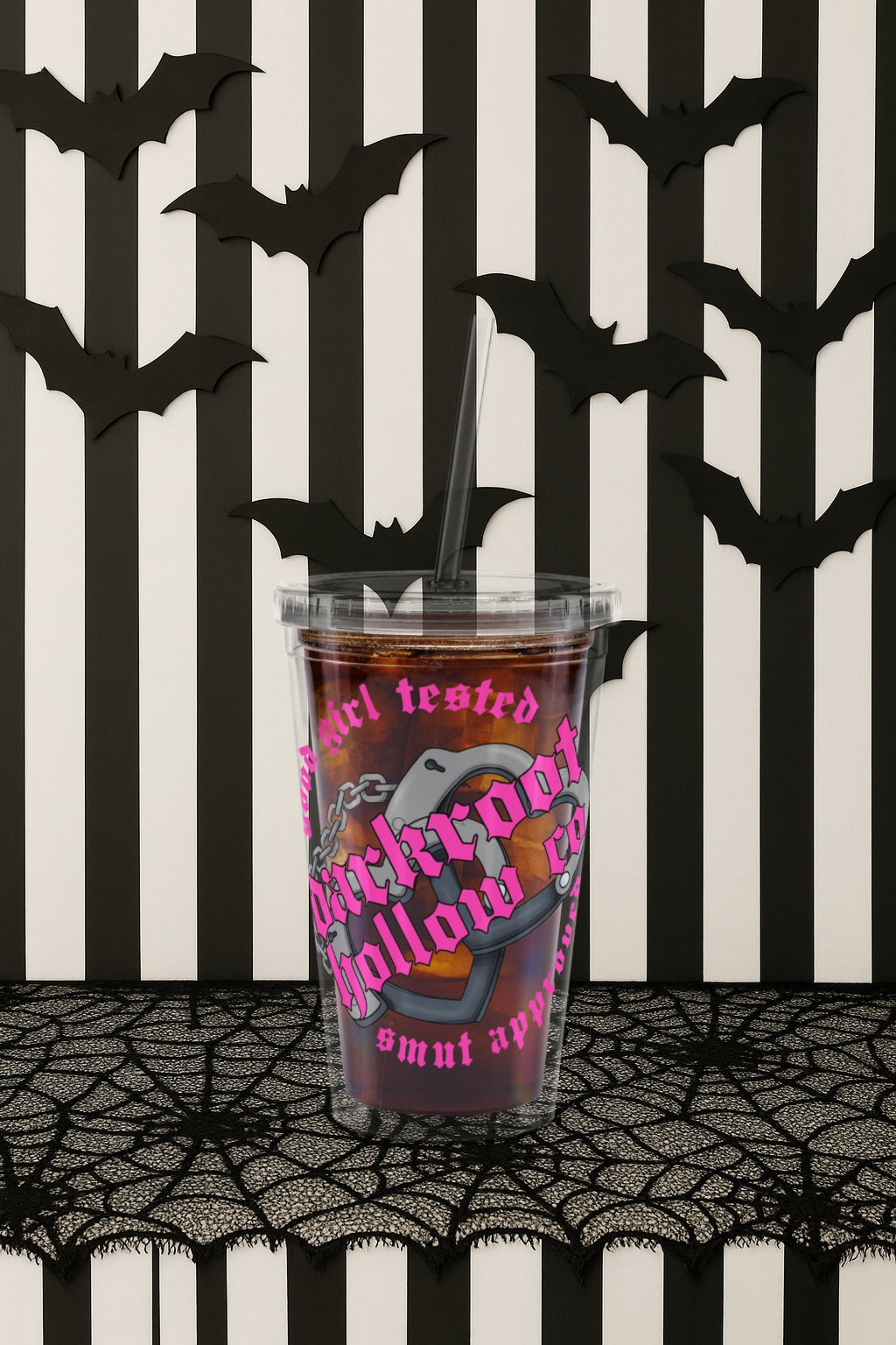 Neon Pink GG 16oz tumbler