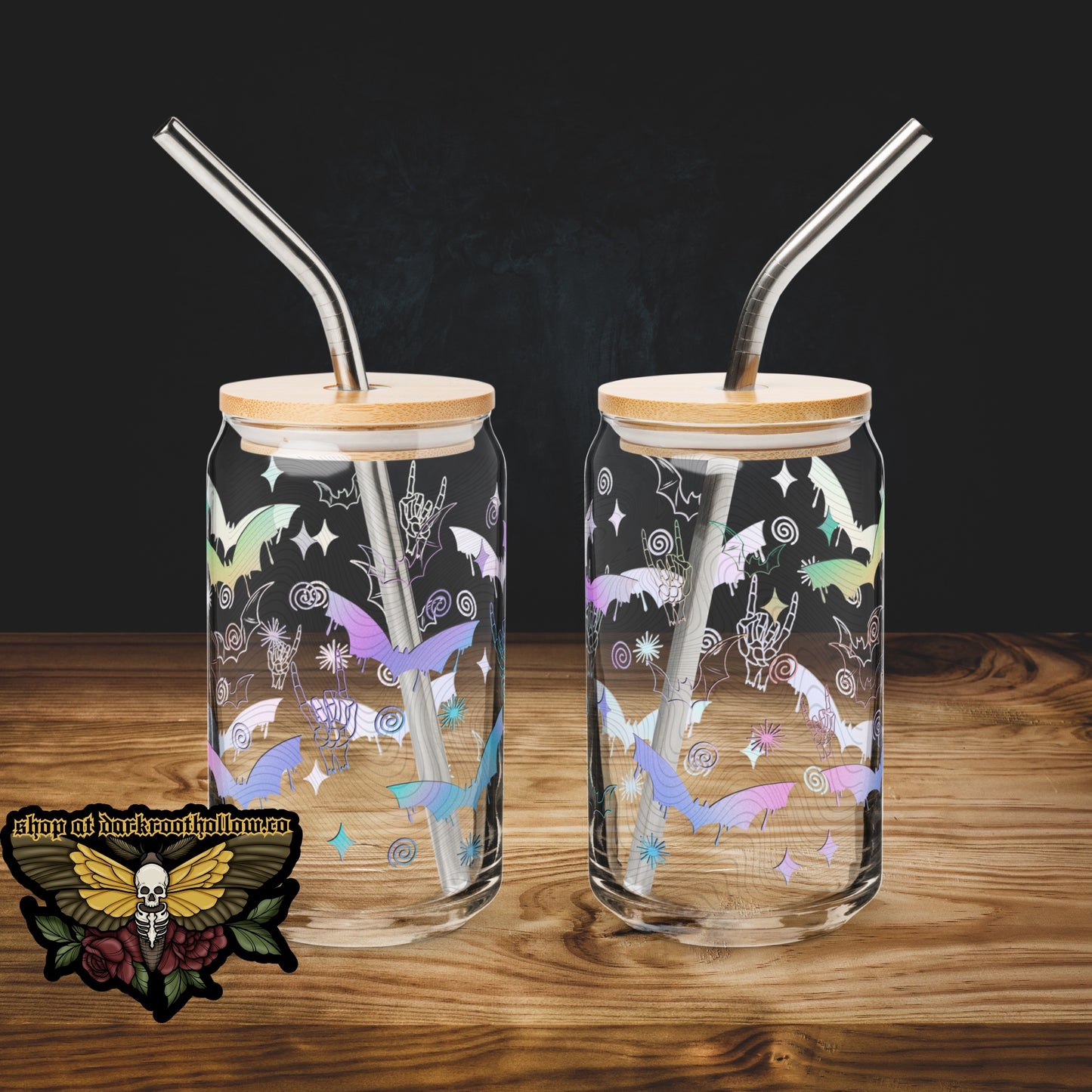 Holo Spooky Libby Glass