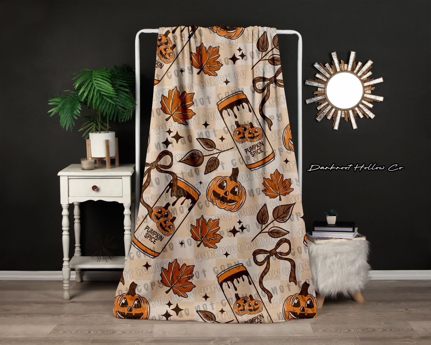 Fall and PSL energy drinks Blanket