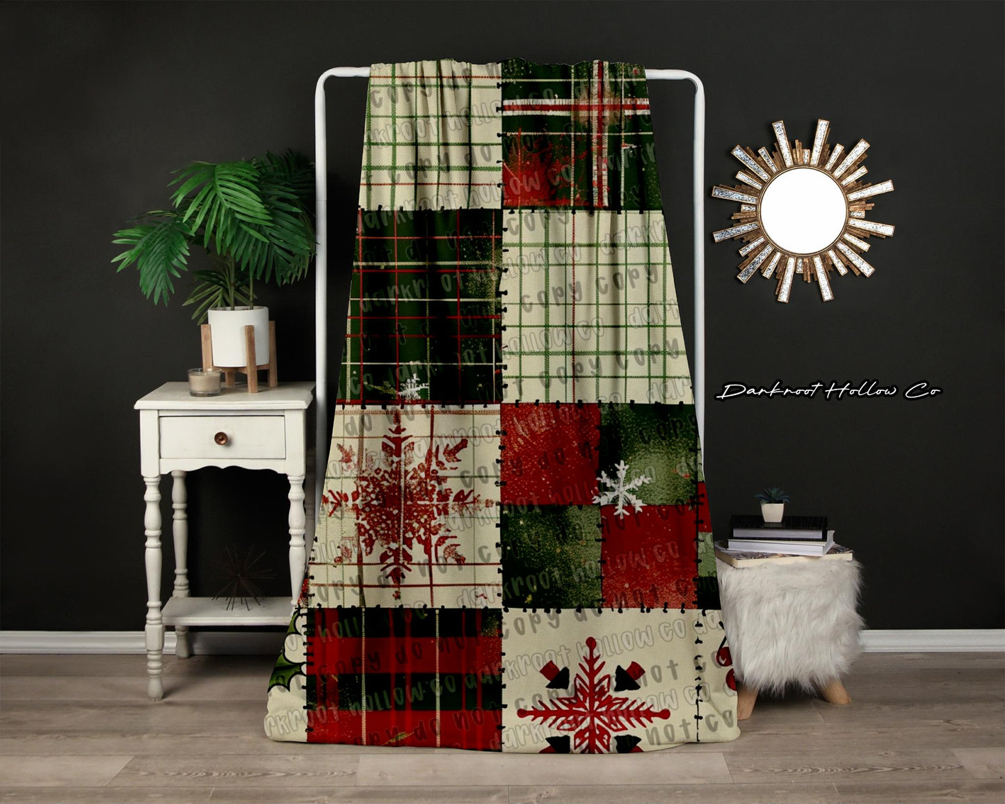 Christmas Patchwork Blanket
