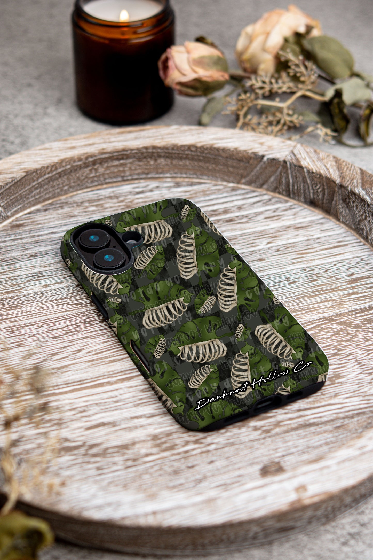 Skellie Monstera iPhone Case