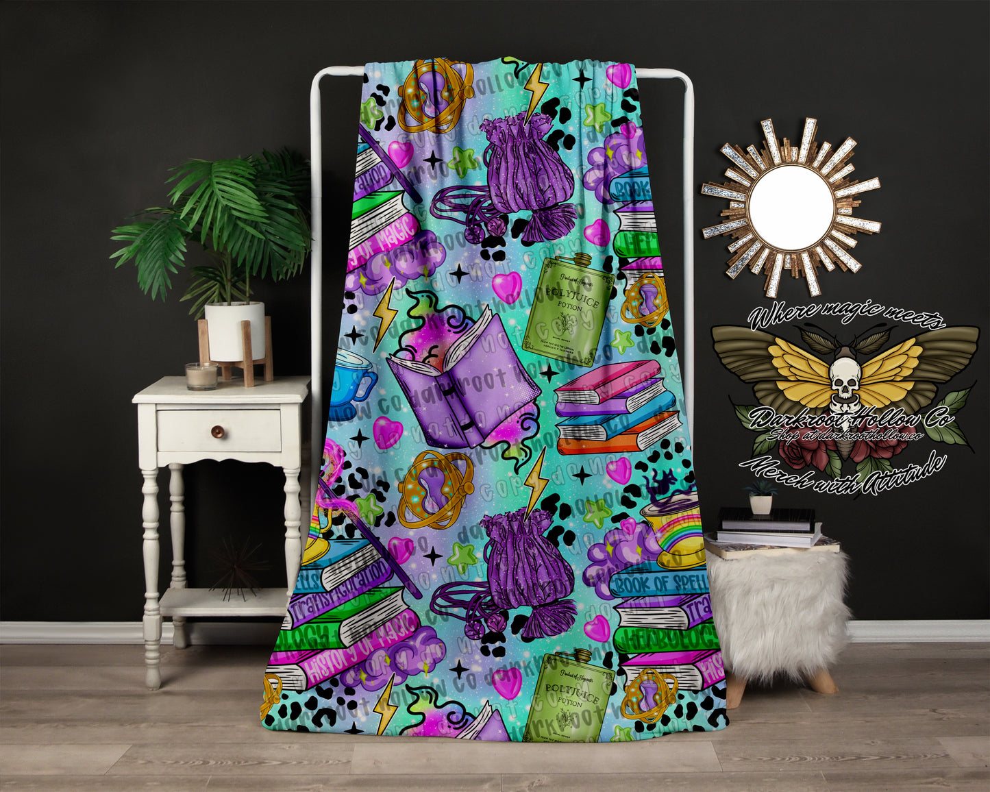 Magical Books Blanket