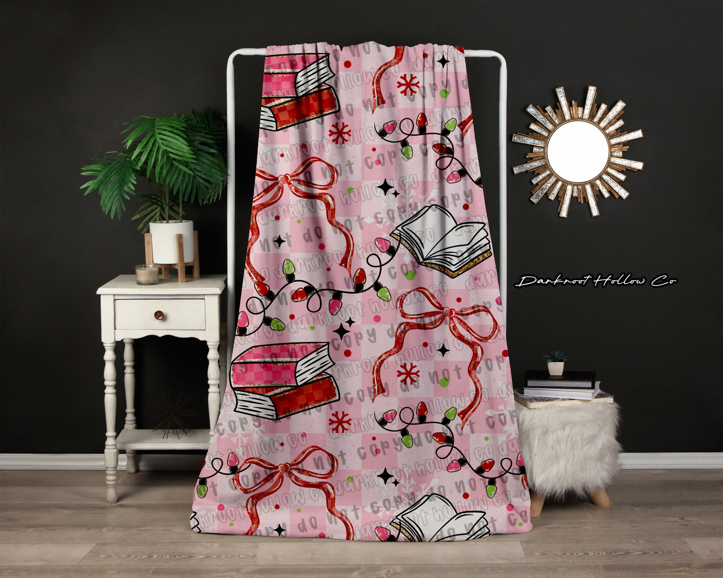 Merry Bookmas Blanket