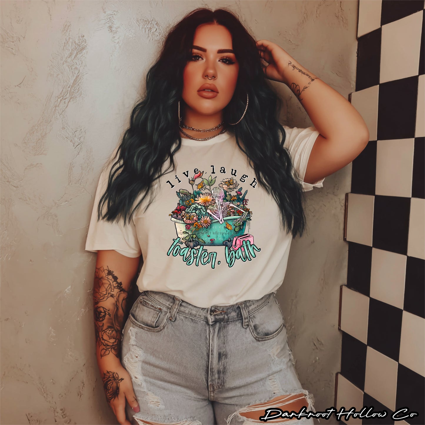 Live Laugh Toaster Bath