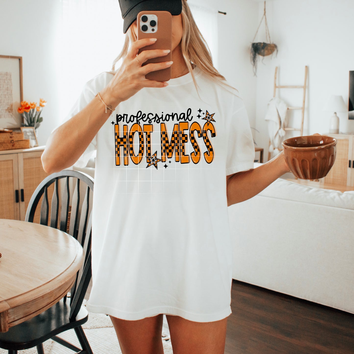 Professional Hot Mess Orange & Black