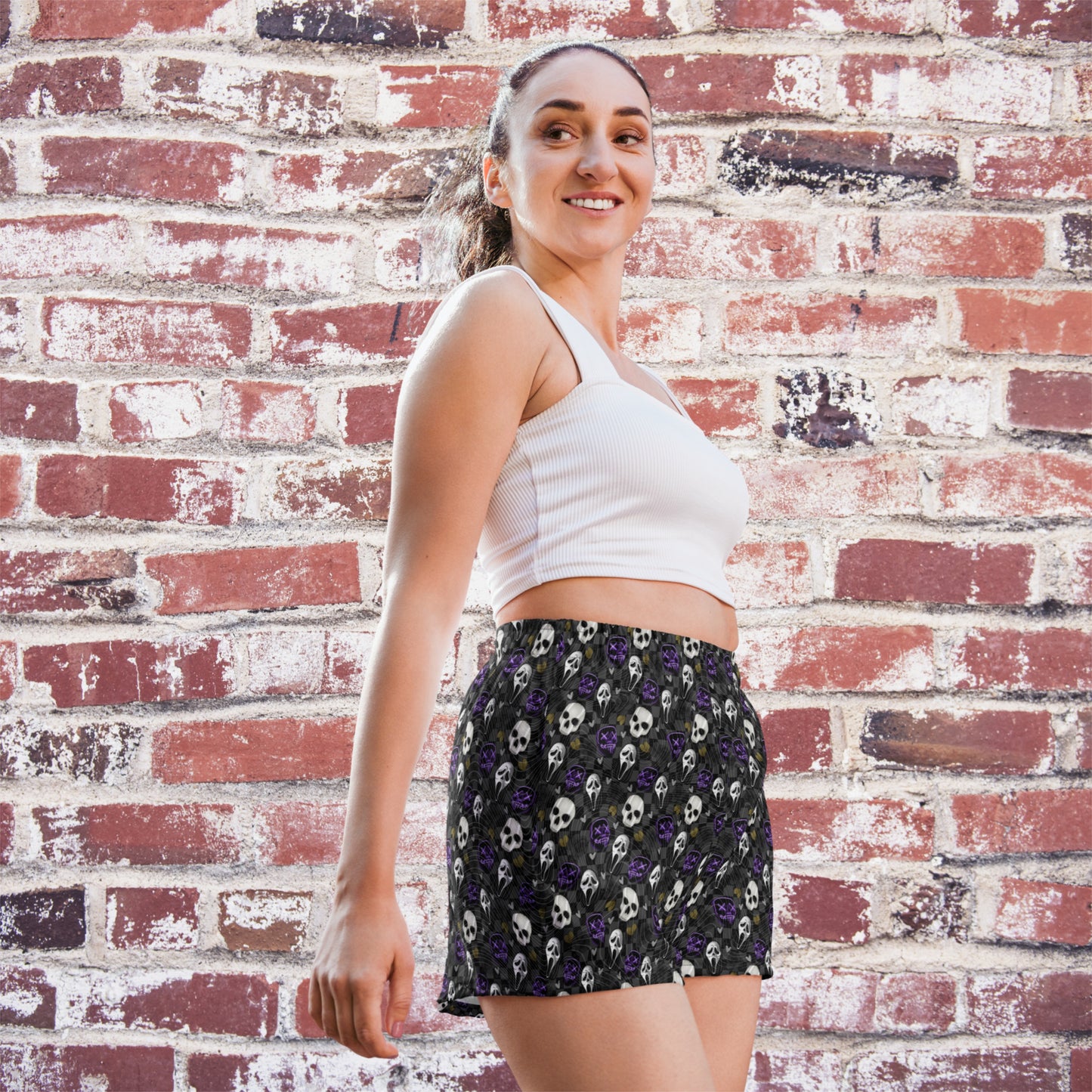 Masked Men Unisex Athletic Shorts