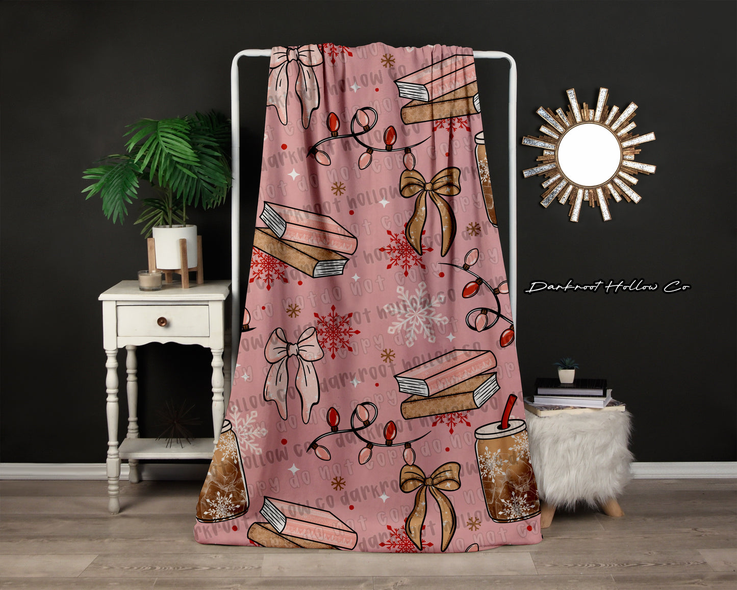 All I want for Christmas is books Blanket