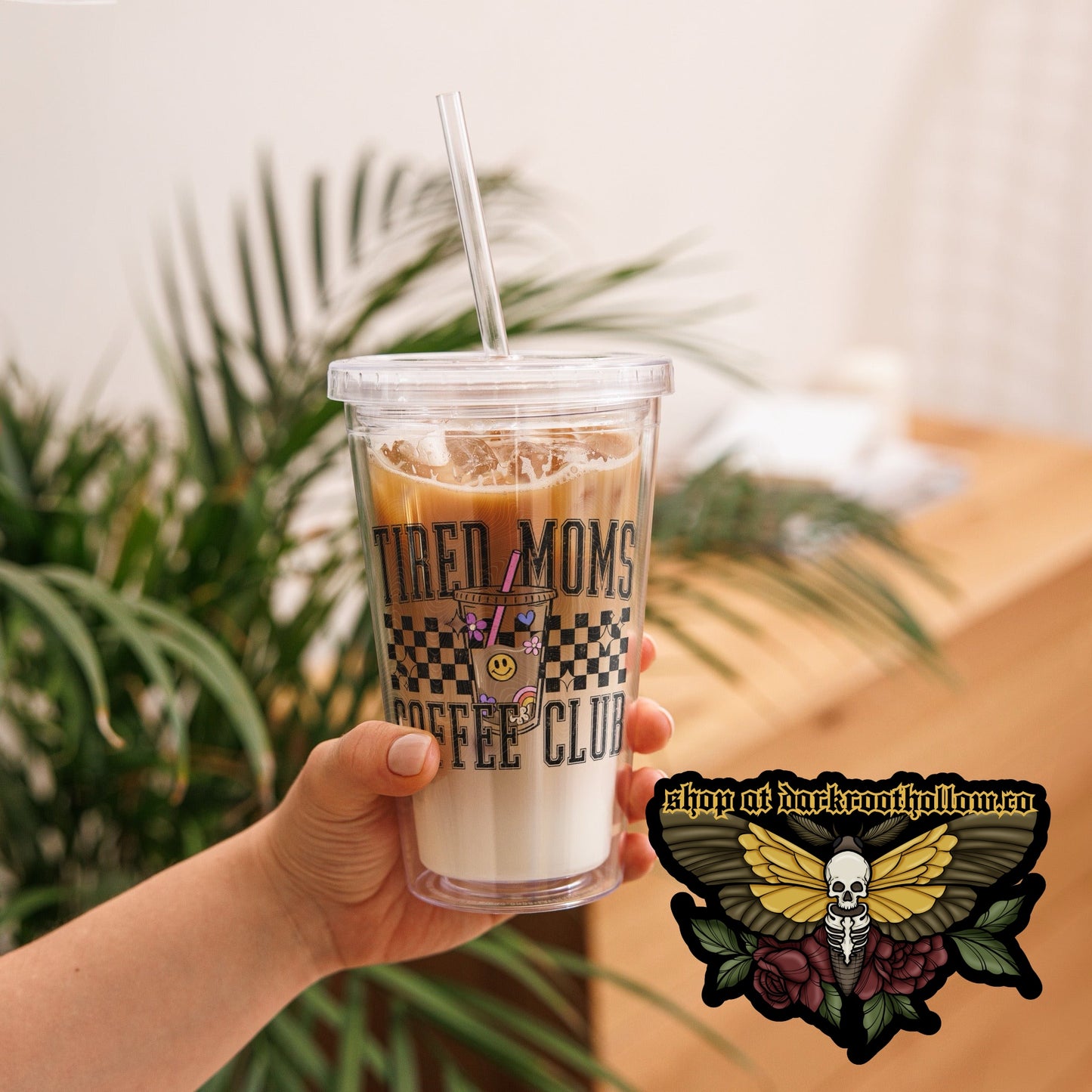Tired Moms Coffee Club 16oz tumbler