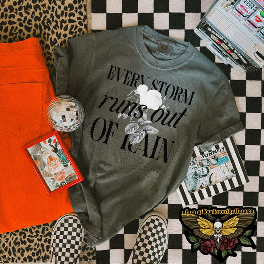 Every storm runs out of rain