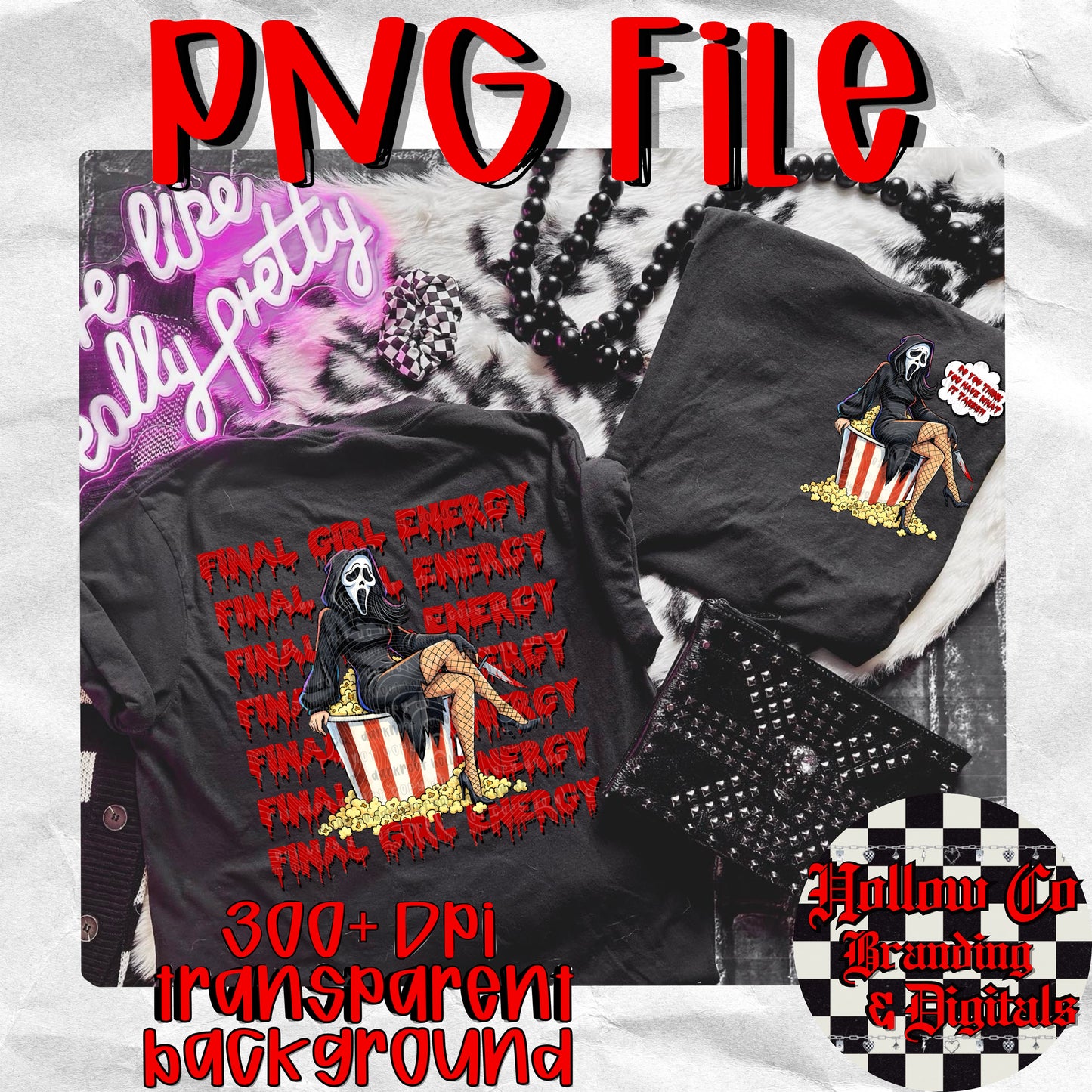 Final Girl Energy PNG