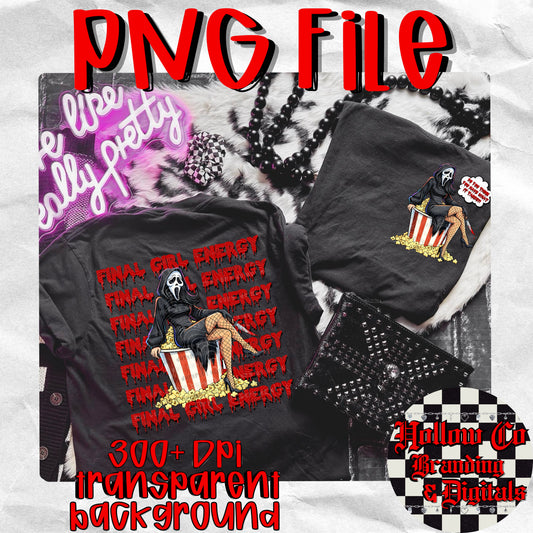Final Girl Energy PNG