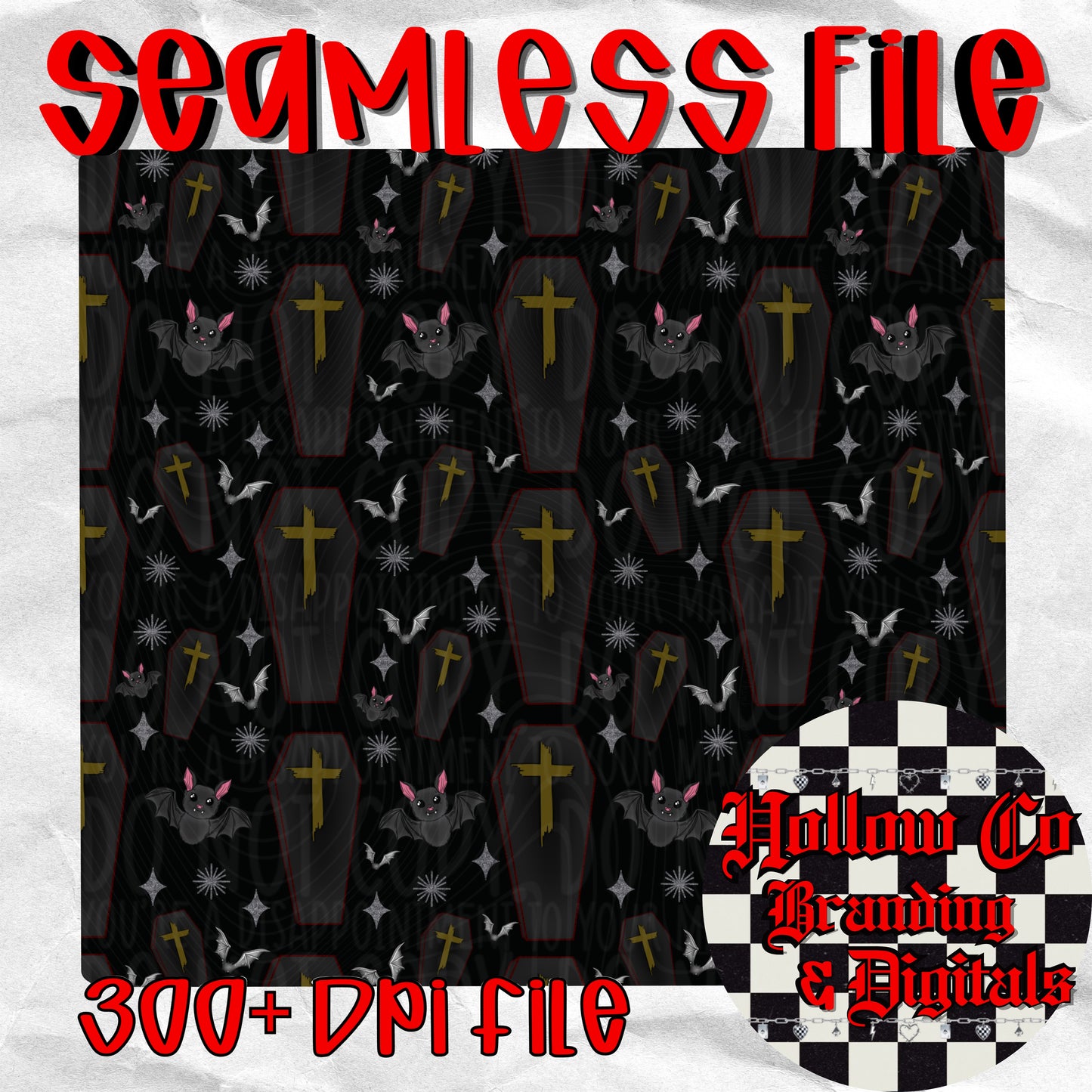 Batty Coffin Seamless