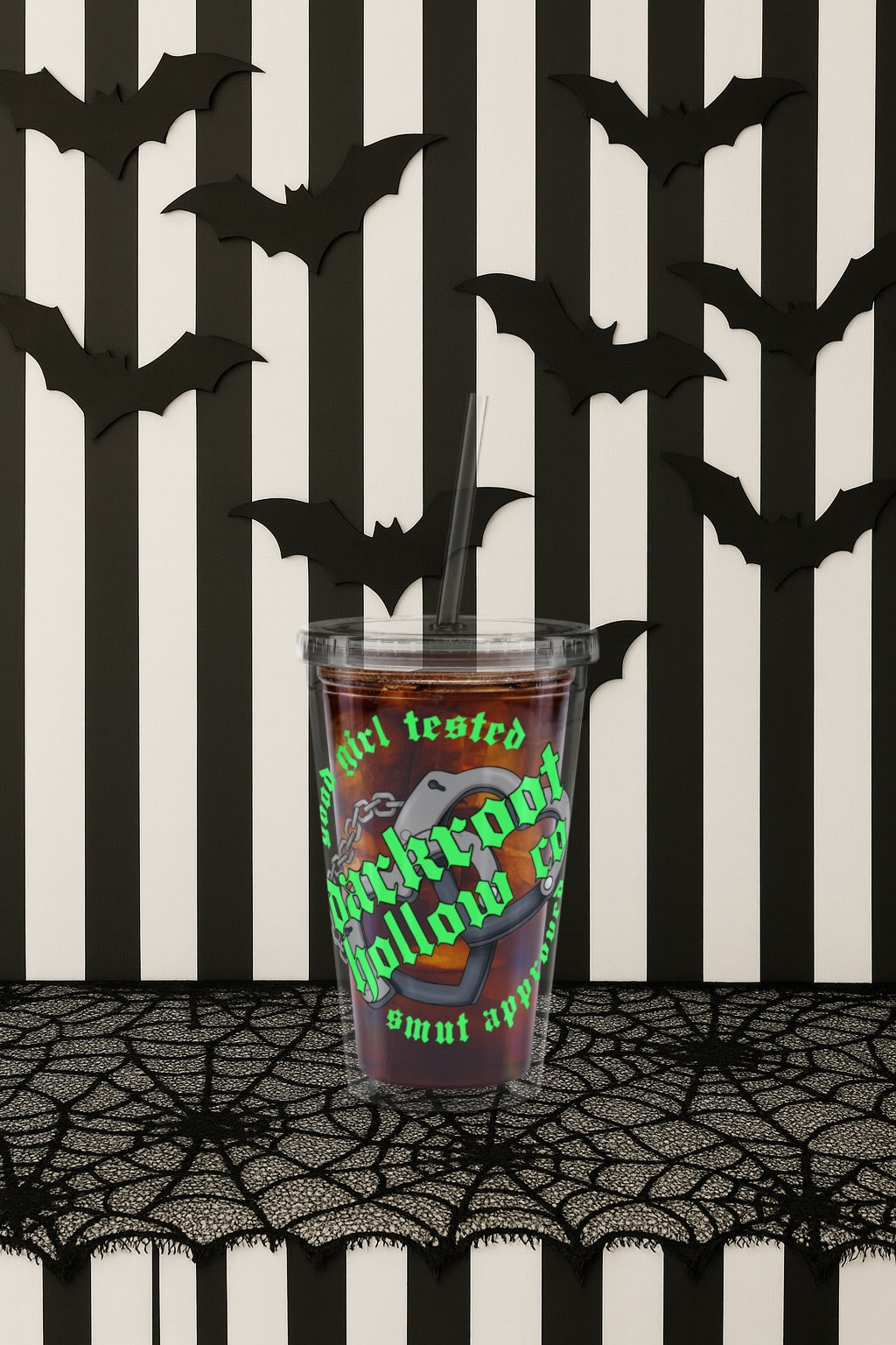 Neon Green GG 16oz tumbler