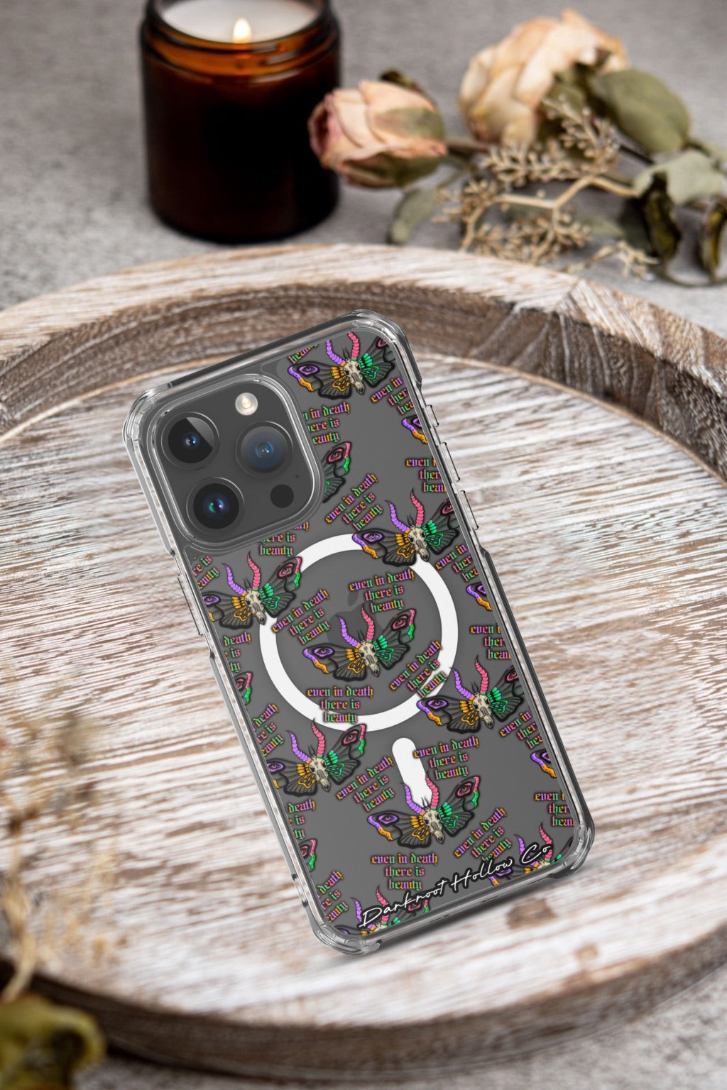 Even in Death Mashup Clear iPhone Magsafe Case