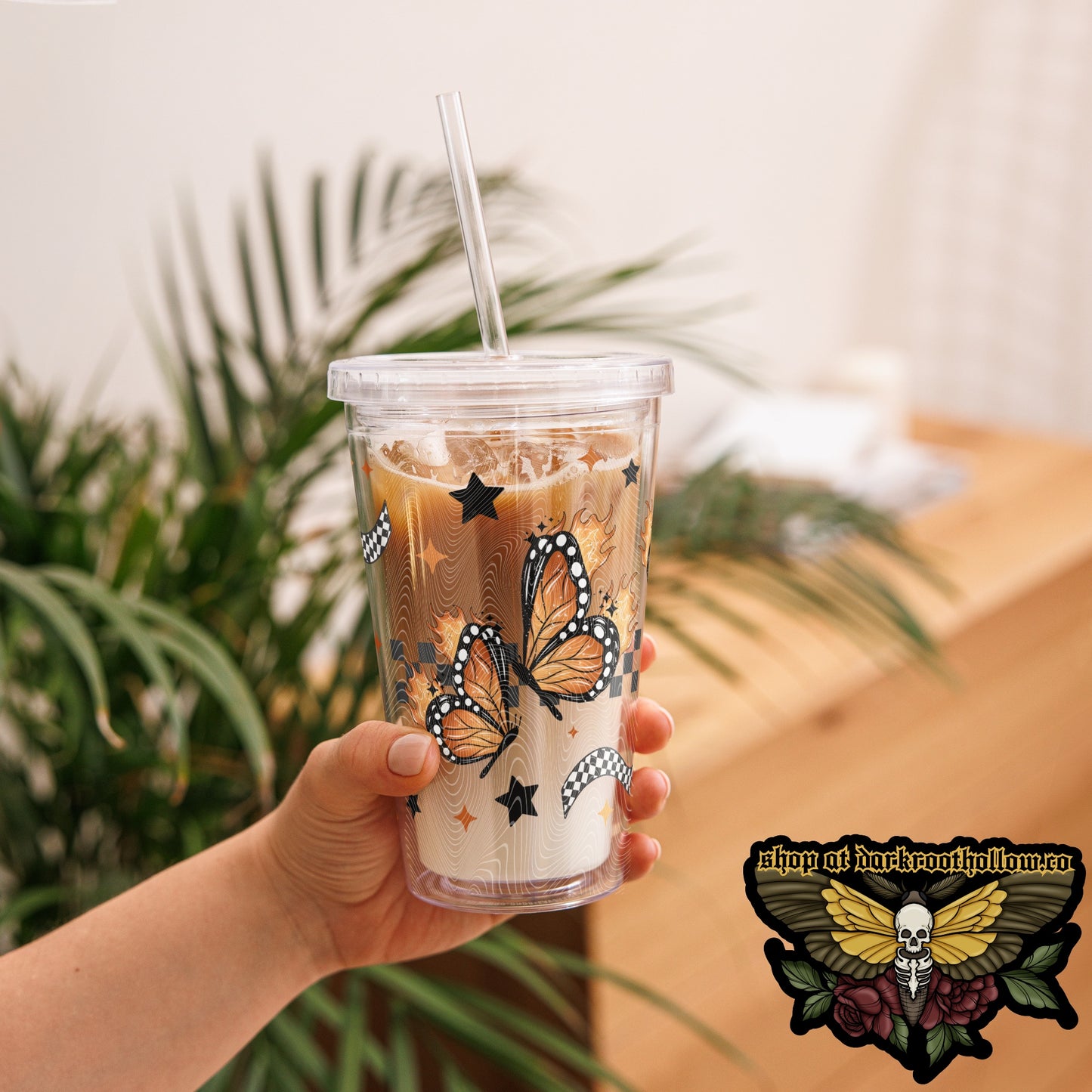 Fire Butterflies 16oz Tumbler