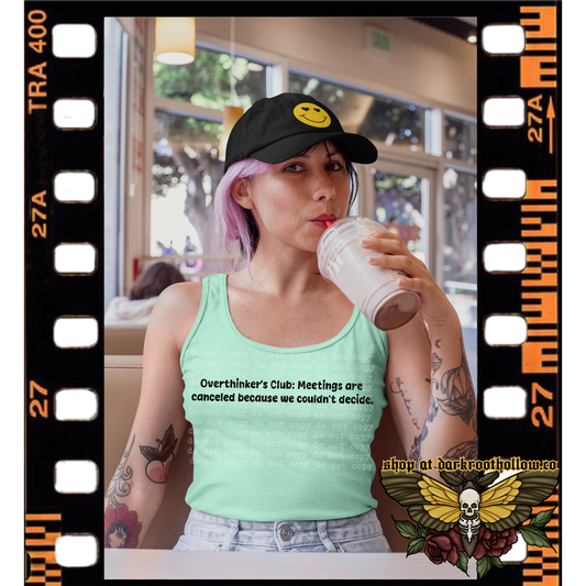 Overthinkers club tank
