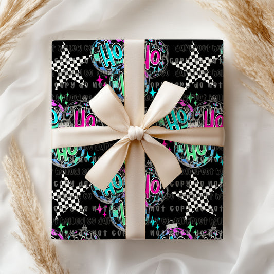 Ho Ho Ho Wrapping Paper Roll