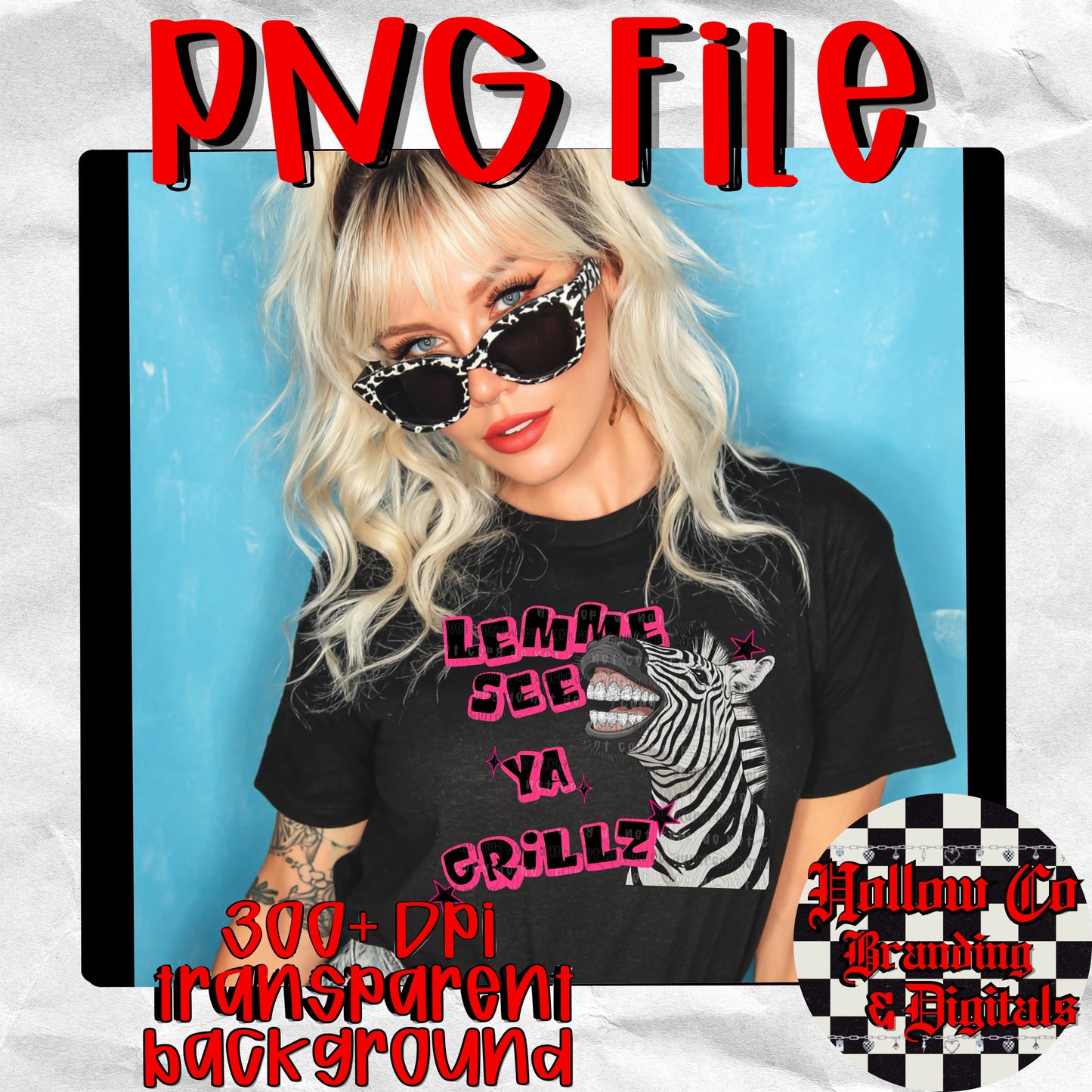 Lemme see ya grillz Zebra PNG