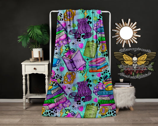 Magical Books Blanket