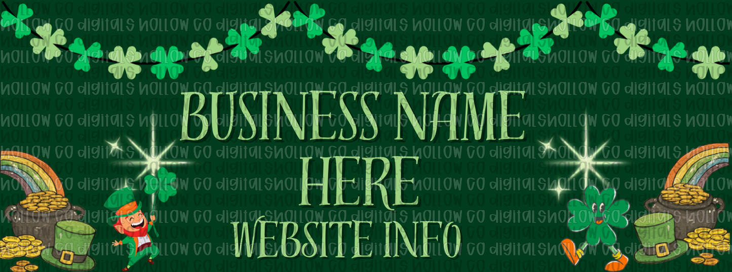 Semi-Custom St Patricks FB Cover